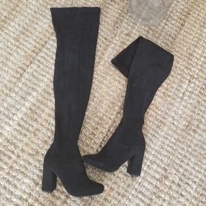 Thigh High Black Boots